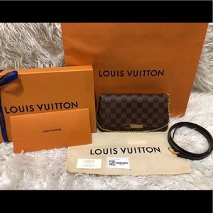 Louis Vuitton Favorite PM in Damier Ebene
